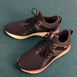 Puma Navy and Pink Athletic Shoes